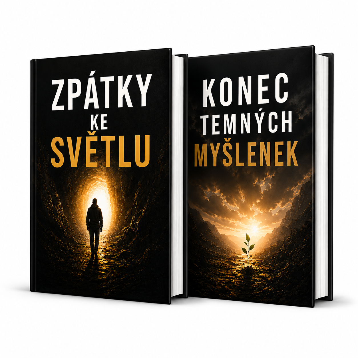 SADA DVOU E-KNIH – KONEC TEMNÝCH MYŠLENEK + ZPÁTKY KE SVĚTLU